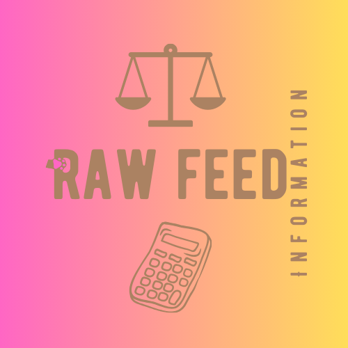 Raw Feeding information