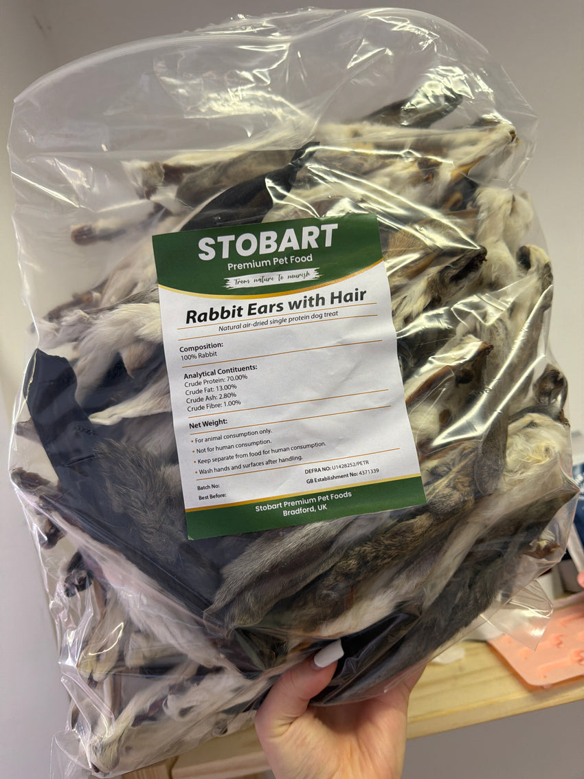 Stobart Raw Rabbit Ears 1KG – Wrexraw