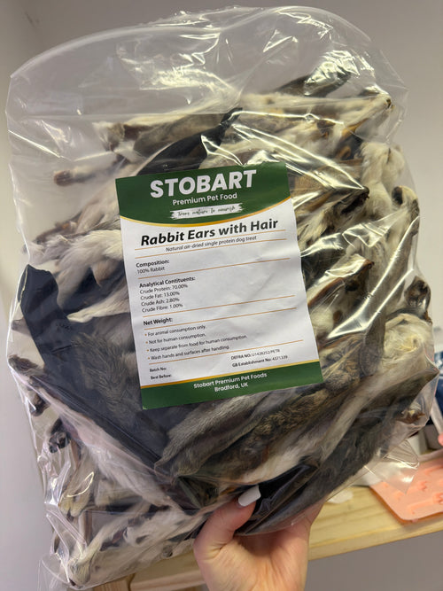 Stobart Raw Rabbit Ears 1KG