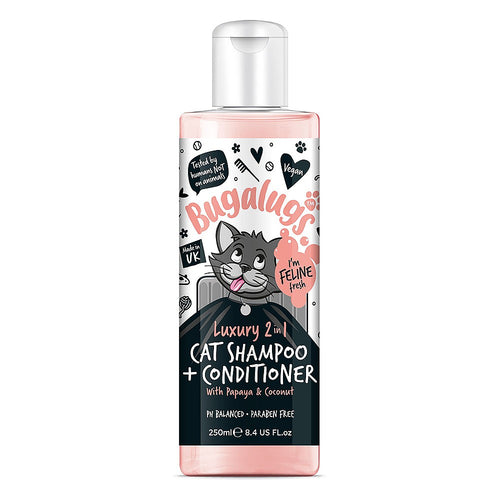 Bugalugs - Luxury 2 in 1 Cat Shampoo+Conditioner (250ml)