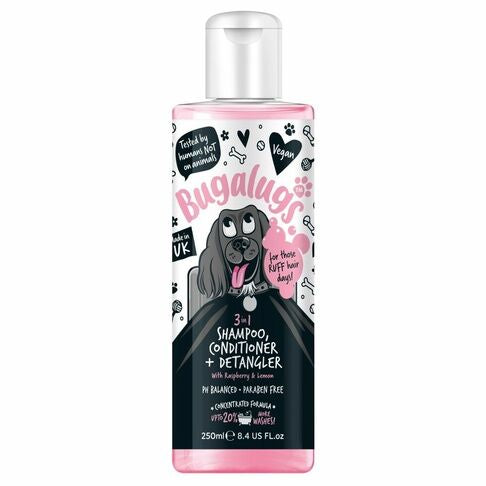 Bugalugs - 3 in 1 Shampoo, Conditioner + Detangler (250ml)