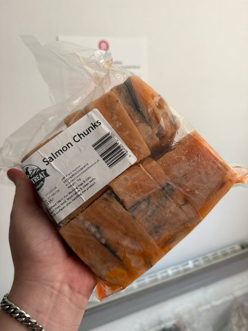Raw Treat Salmon Chunks 2KG