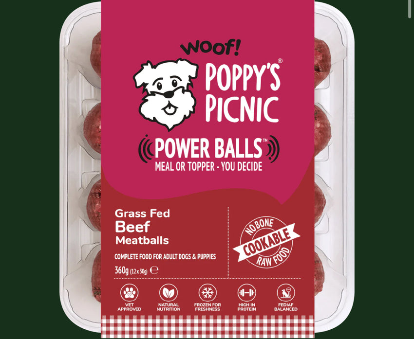 Poppy's Picnic-Power Balls Beef – Wrexraw - Main Image