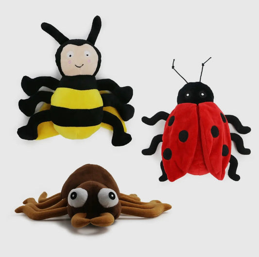 Little Bug Dog Toy (100% recycled stuffing)
