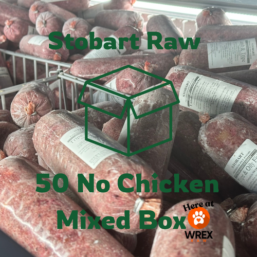 stobart raw pet food 50 no chicken mixed box bundle